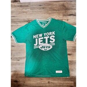 Mitchell & Ness Boys New York Jets 1963 Retro Logo T-Shirt, Green, L
